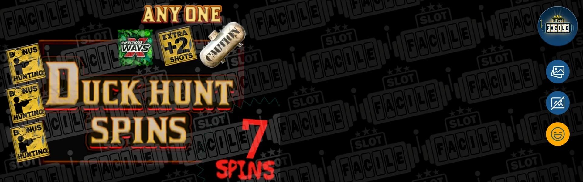 Slotfacile_Duck Hunters_slot_banner_duck hunater spin.webp