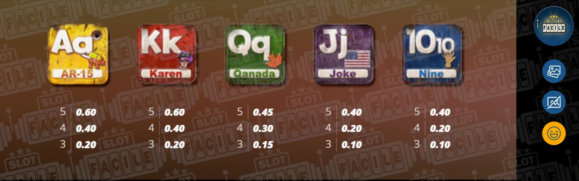 Home of the Brave slot machine gratis su slotfacile payout simboli.webp