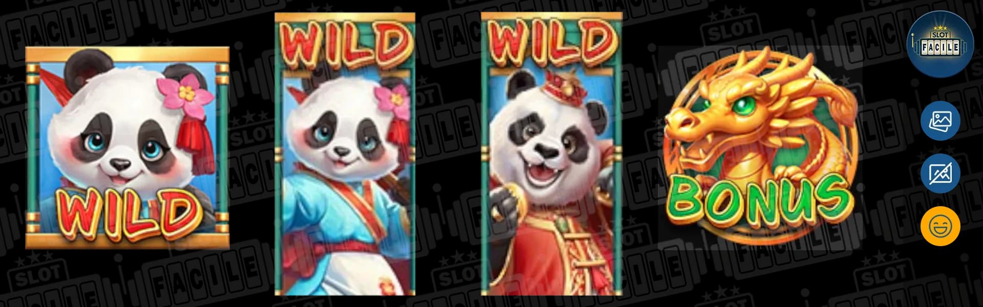 Fortune Pandas slot machine gratis su slotfacile simboli speciali.webp