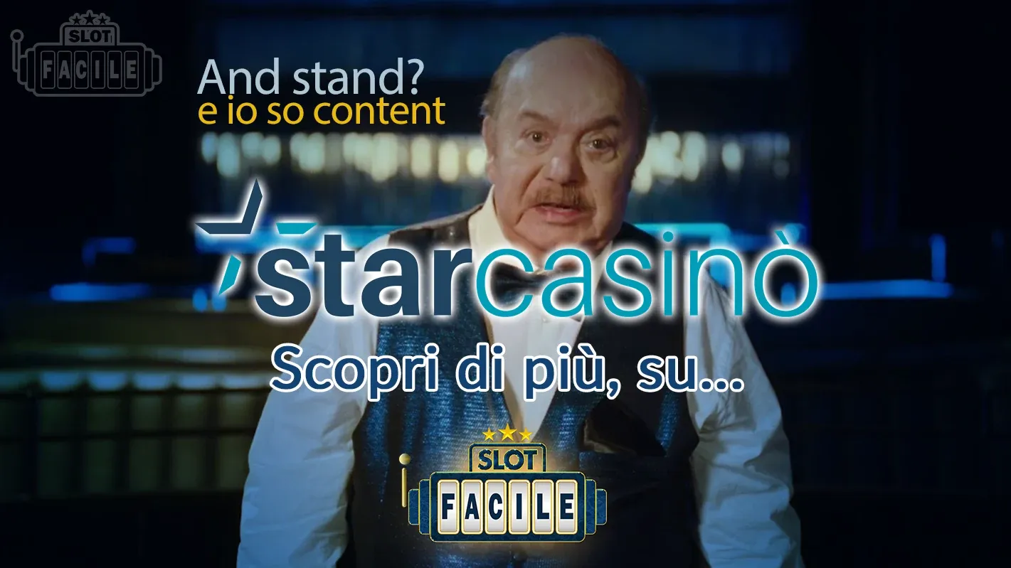 Personaggio pubblico Lino Banfi dentro lo spot di starcasinò