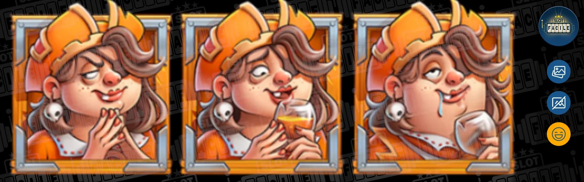 Crabby's Gold slot machine gratis su slotfacile simbolo pirata donna.webp